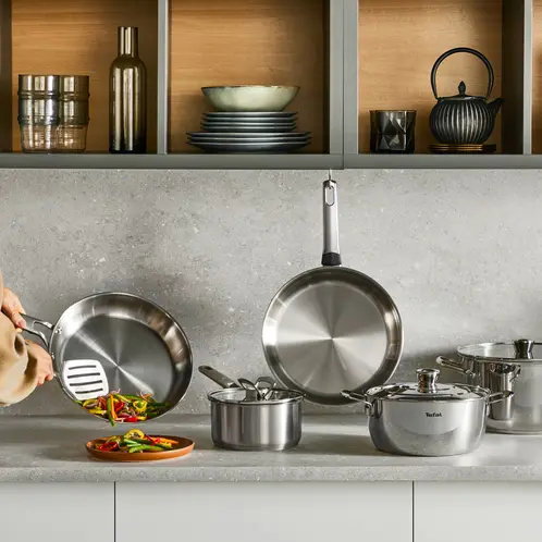 Stielkasserolle Tefal Emotion+ E32822 16 cm mit Deckel