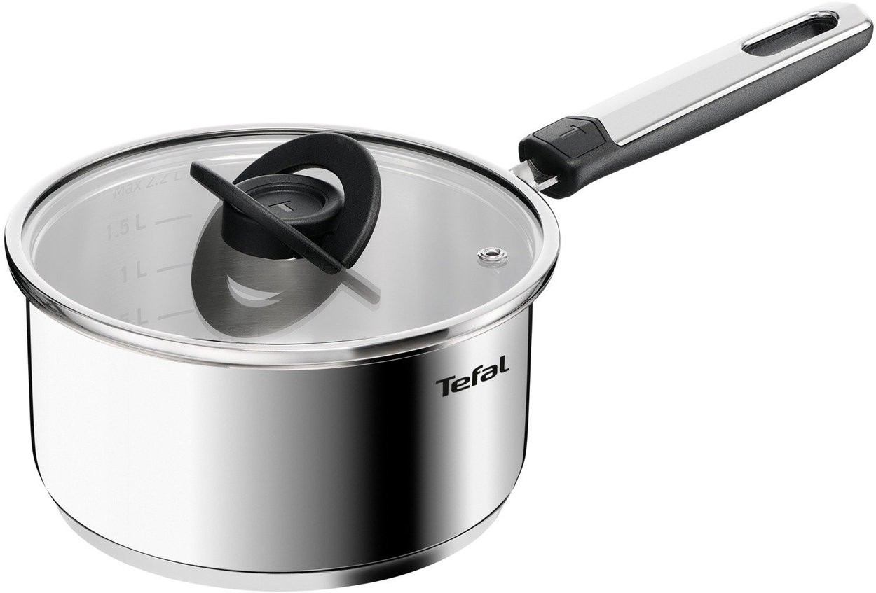 Stielkasserolle Tefal Emotion+ E32623 18 cm mit Deckel