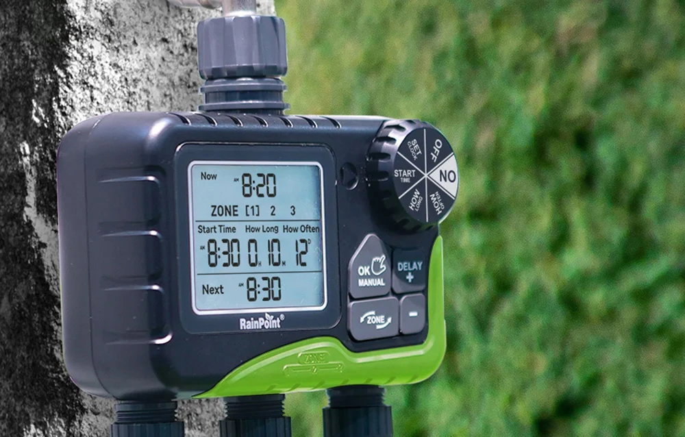 RAINPOINT 3-Zone Digital Hose Timer