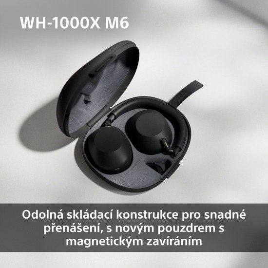Bezdrátová sluchátka Sony Noise Cancelling WH-1000XM6