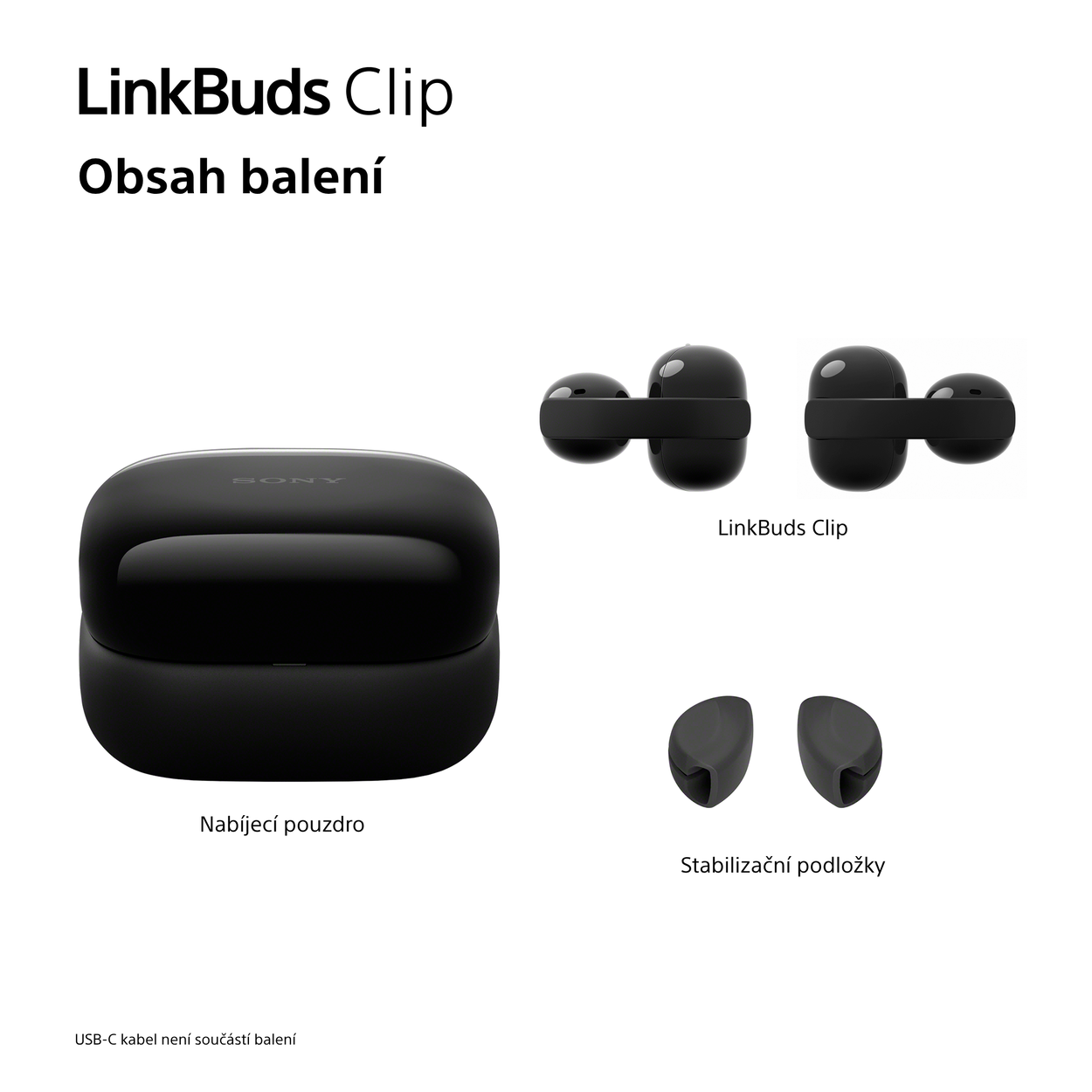 Sony LinkBuds Clip Wireless Headphones