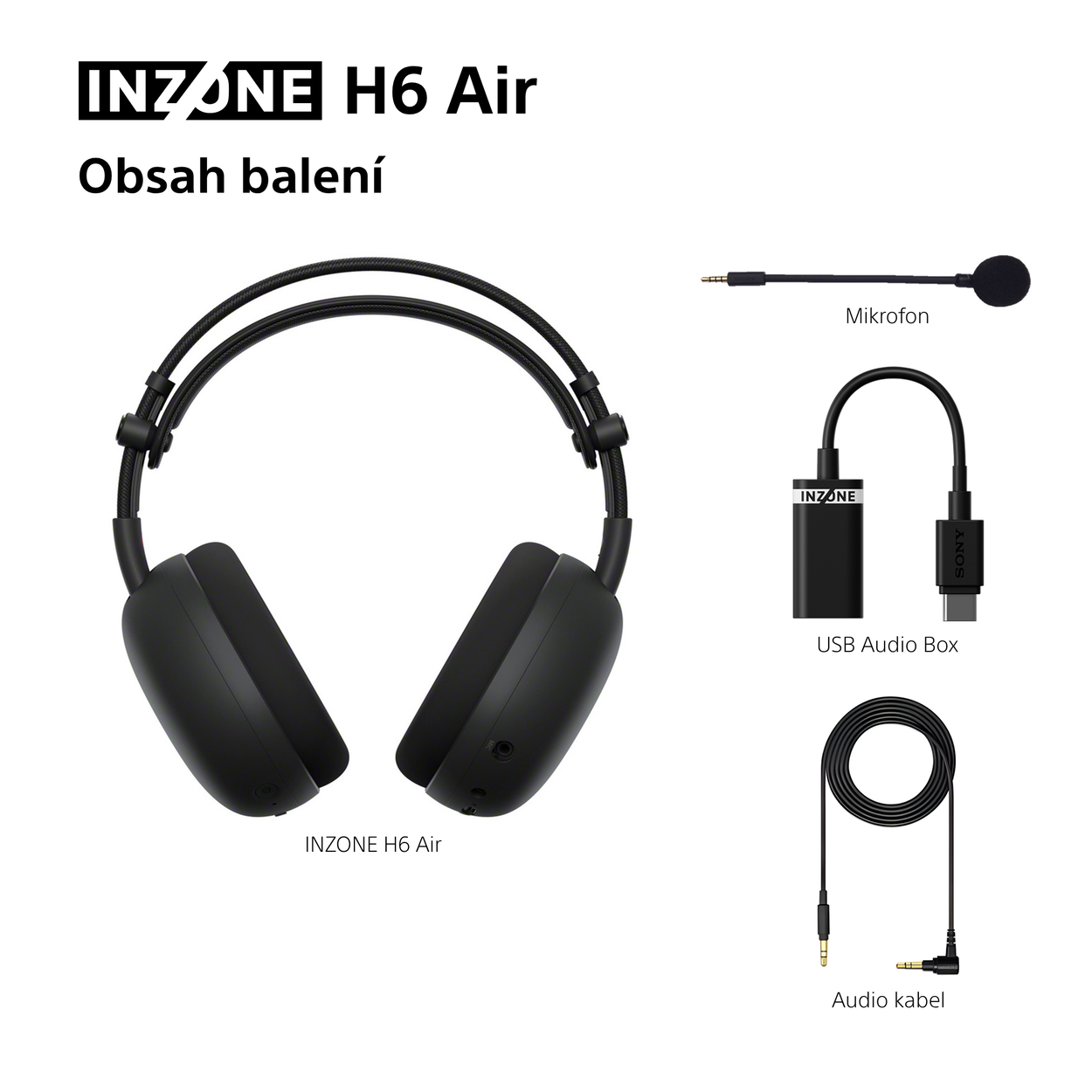 Wired headphones Sony INZONE H6 Air