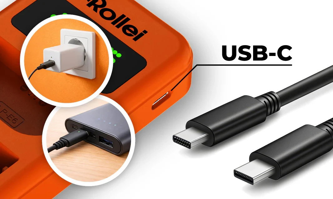 Rollei charger for Nikon EN-EL25
