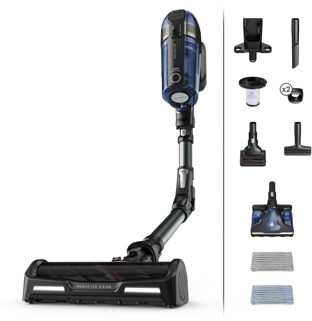 Rowenta RH98C8WO X-Force Flex 12.60 4az1-ben Aqua Auto 150AW porszívó
