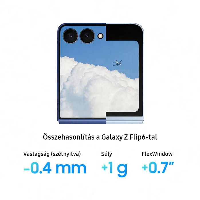 Samsung Galaxy Z Flip7 mobiltelefon