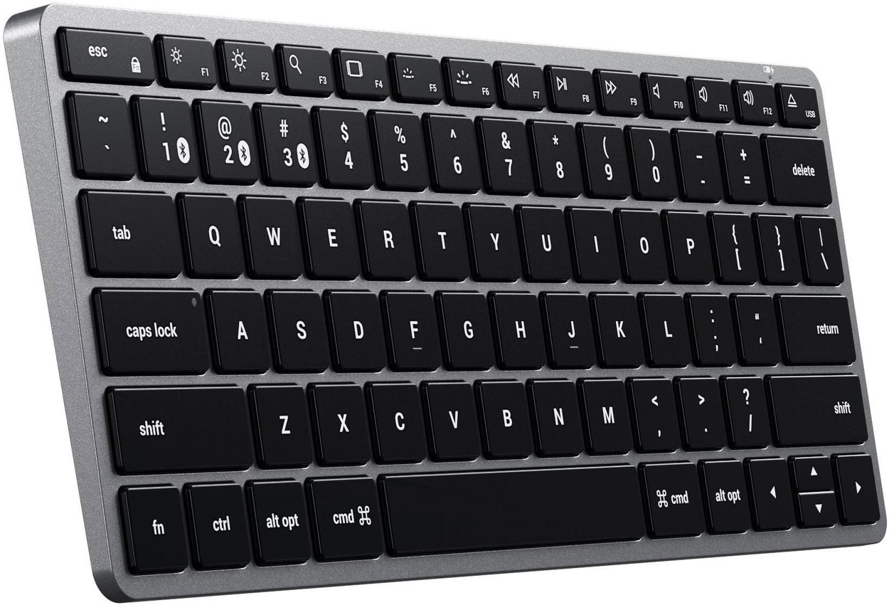 Satechi Slim X1 Bluetooth BACKLIT Wireless Keyboard - Space Grey - US