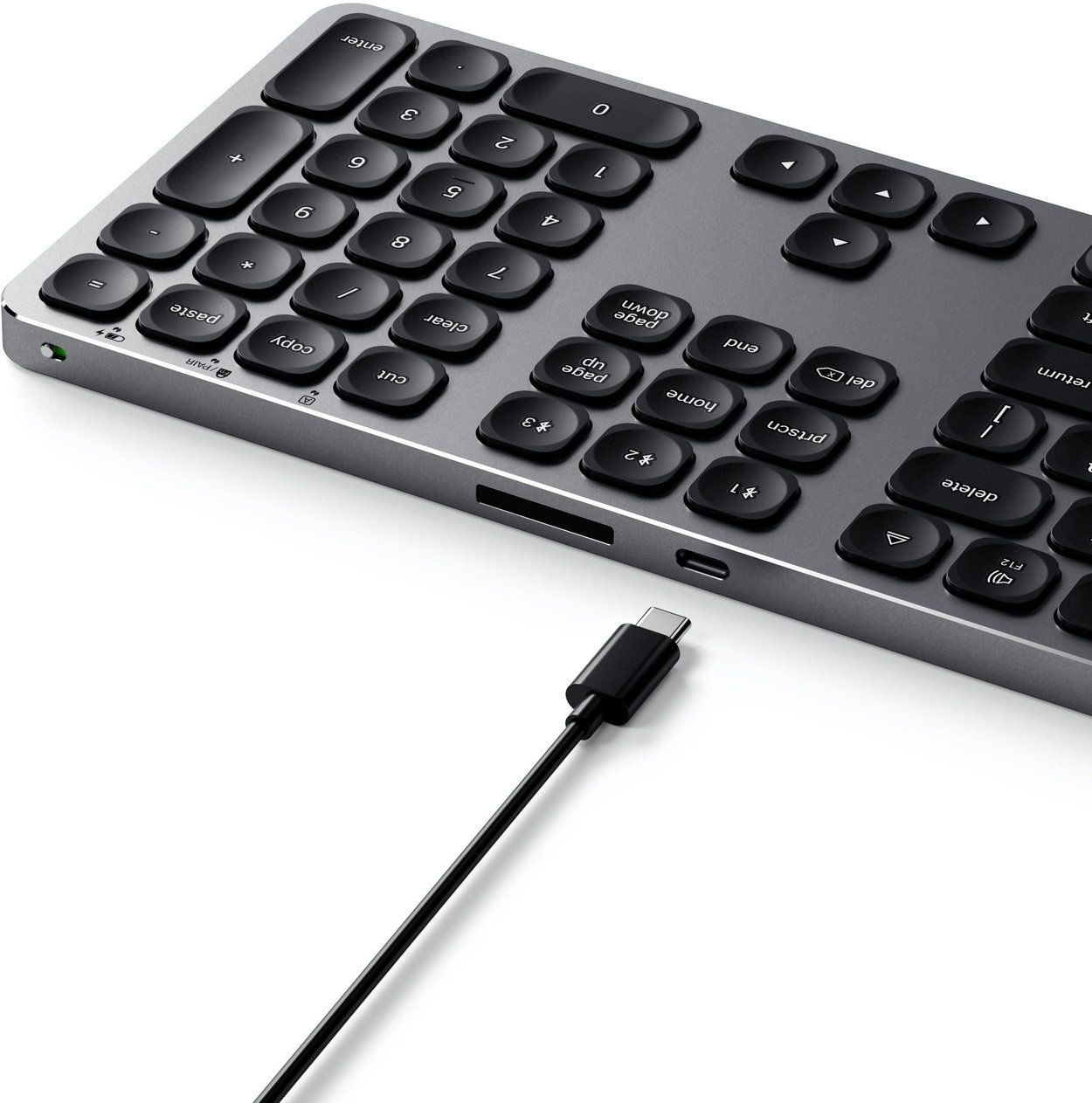 Satechi Aluminum Bluetooth Wireless Keyboard for Mac - Space Gray - US