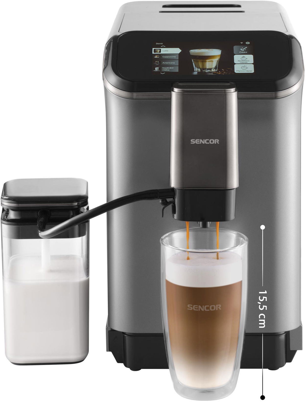 Automatický kávovar SENCOR SES 8500BK