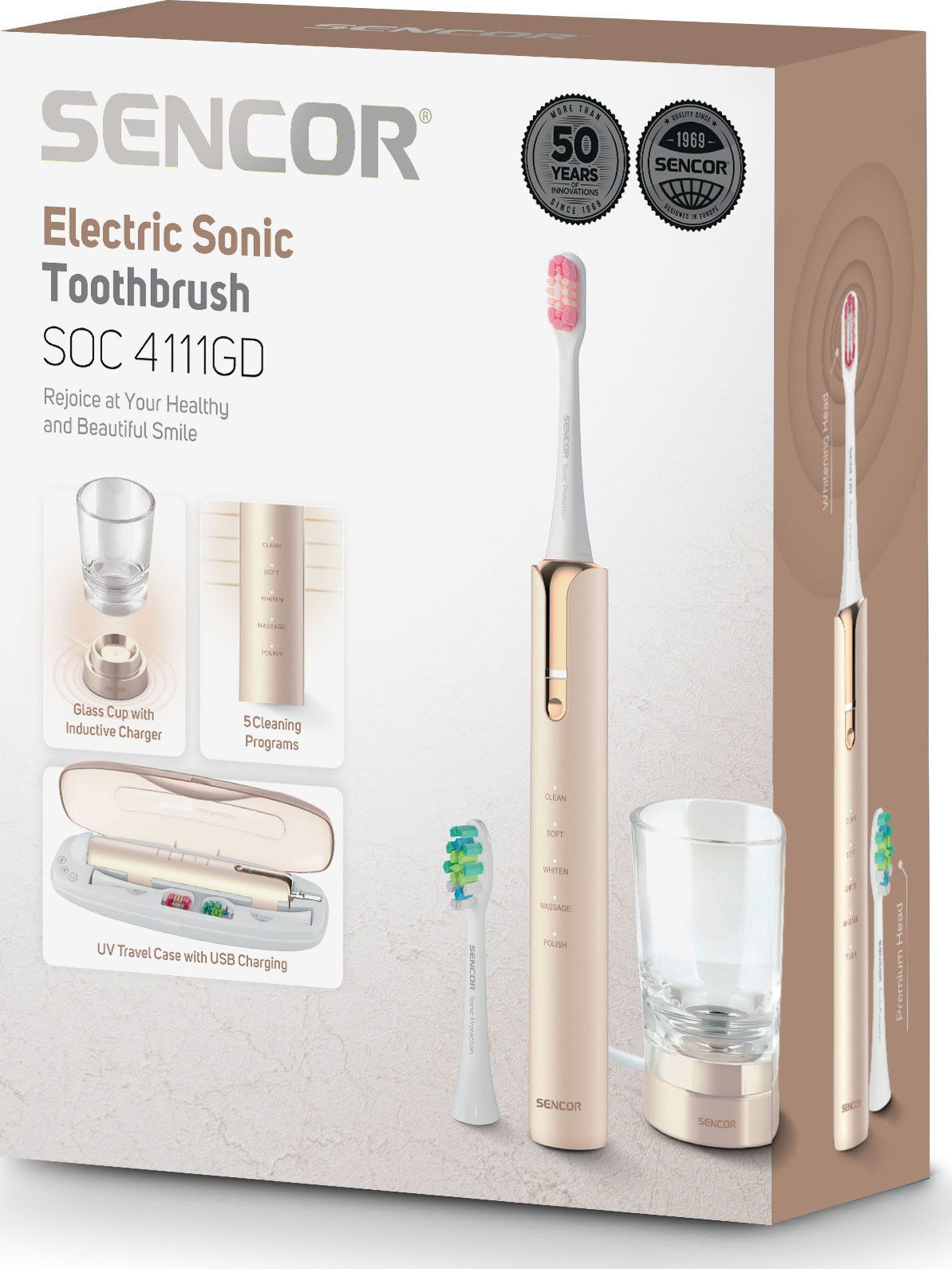 Elektrický zubní kartáček SENCOR SOC 4111GD