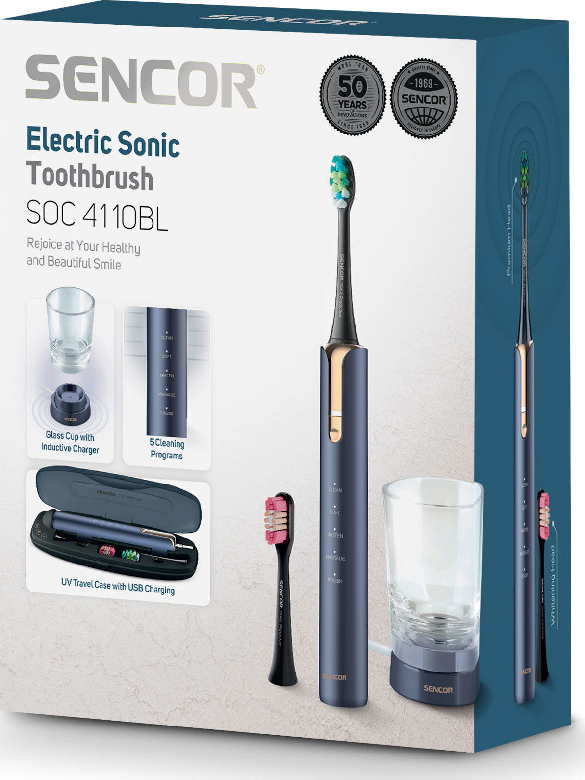 Elektrický zubní kartáček SENCOR SOC 4110BL