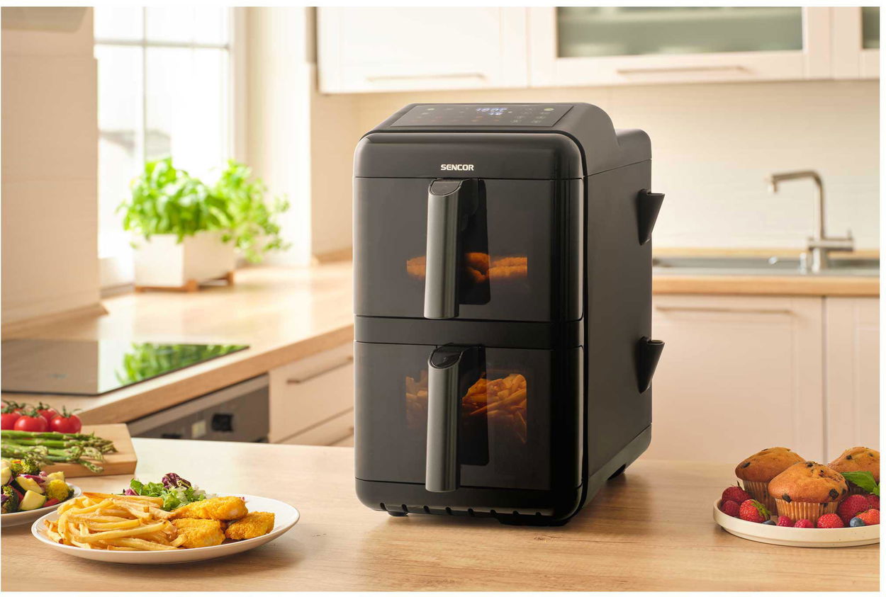 Horkovzdušná fritéza SENCOR SFR 1250BK