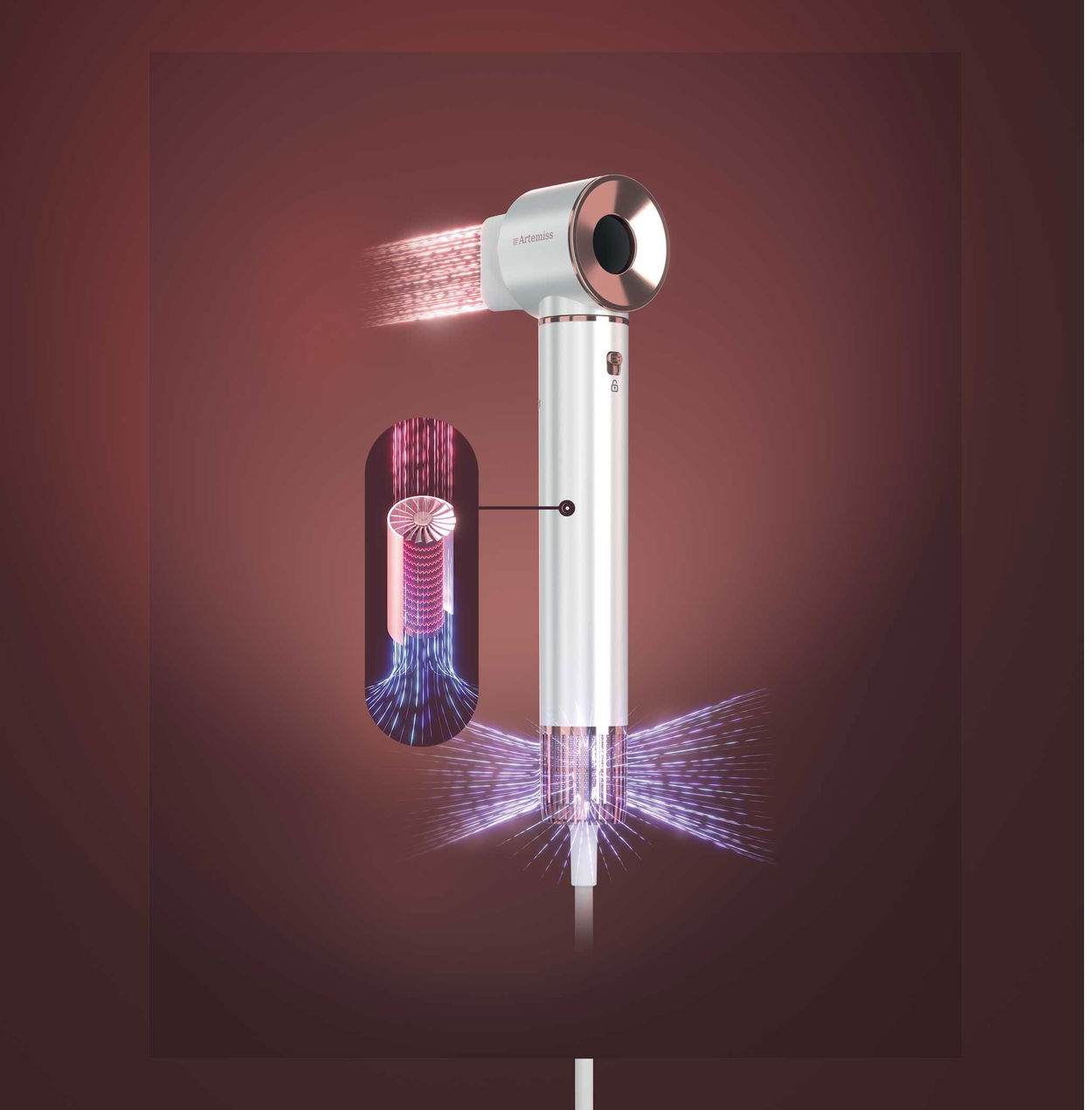 Kulmofén SENCOR Artemiss SHS 9100RS