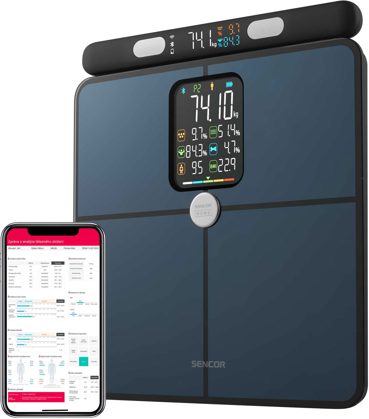 Digitální váha SENCOR SBS 9102BK