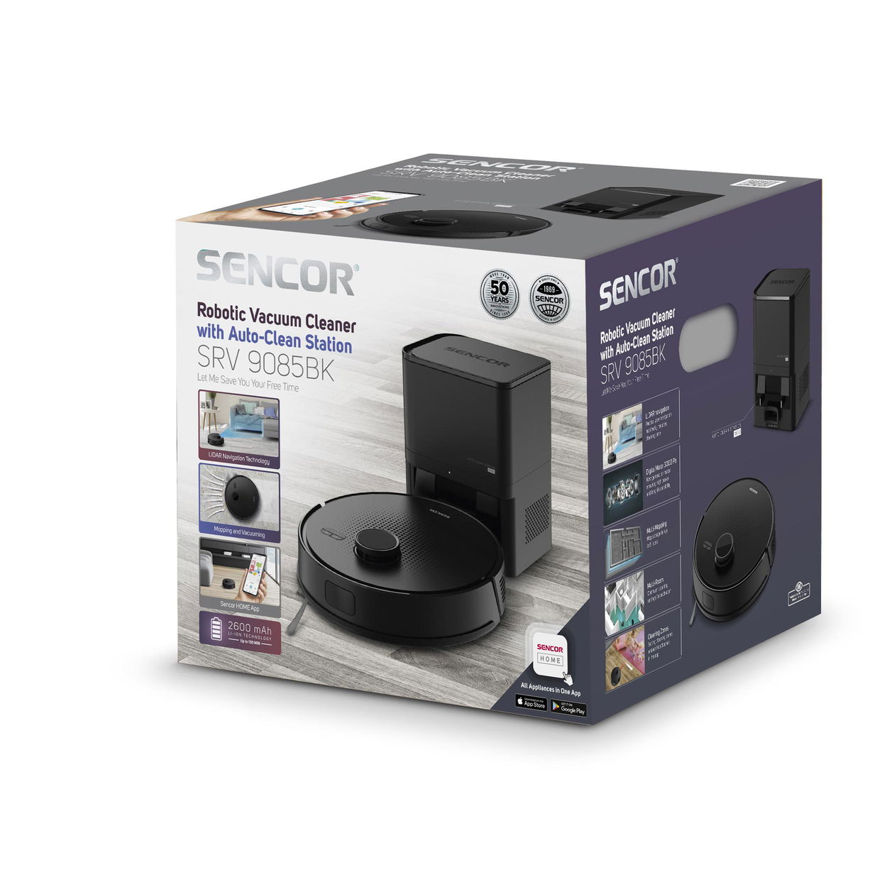 Robotický vysavač SENCOR SRV 9085BK