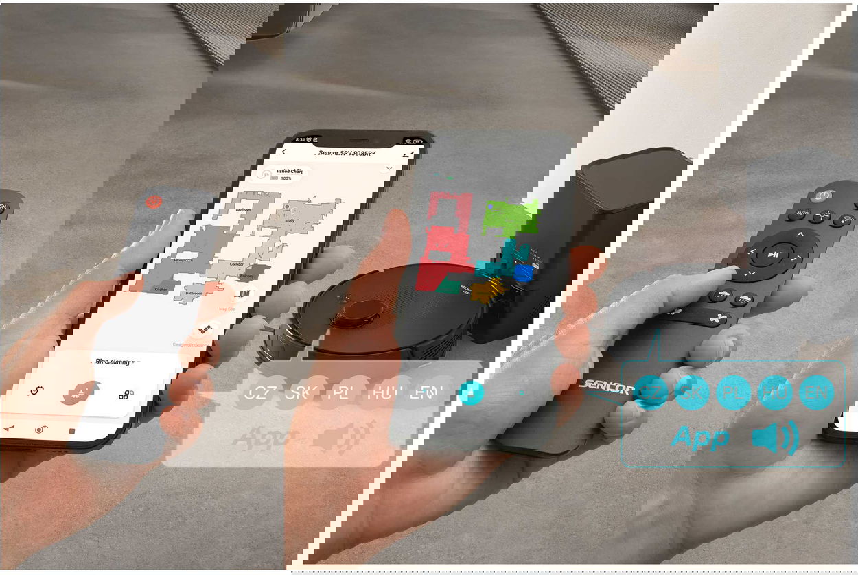 Robotický vysavač SENCOR SRV 9085BK