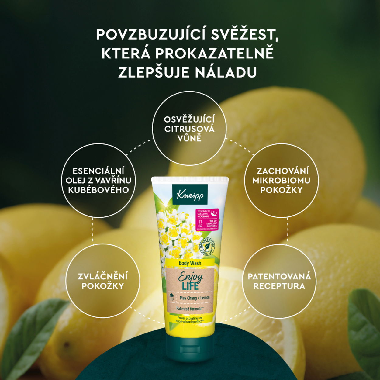 Sprchový gel Kneipp Radost ze života, 200 ml