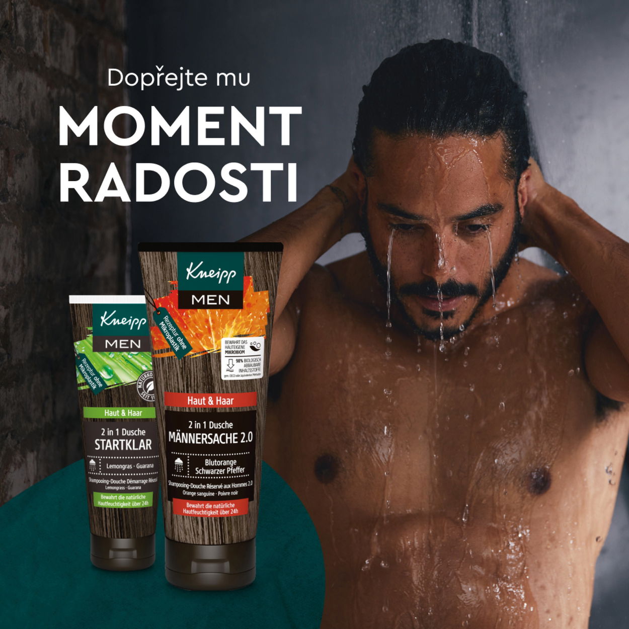 Sprchový gel Kneipp Pánská záležitost, 200 ml