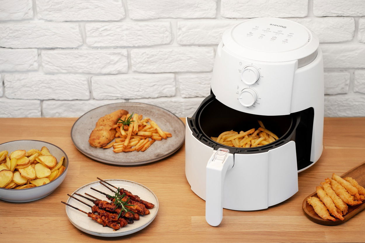 Horkovzdušná fritéza Siguro AF-G351W Easy Fry Plus