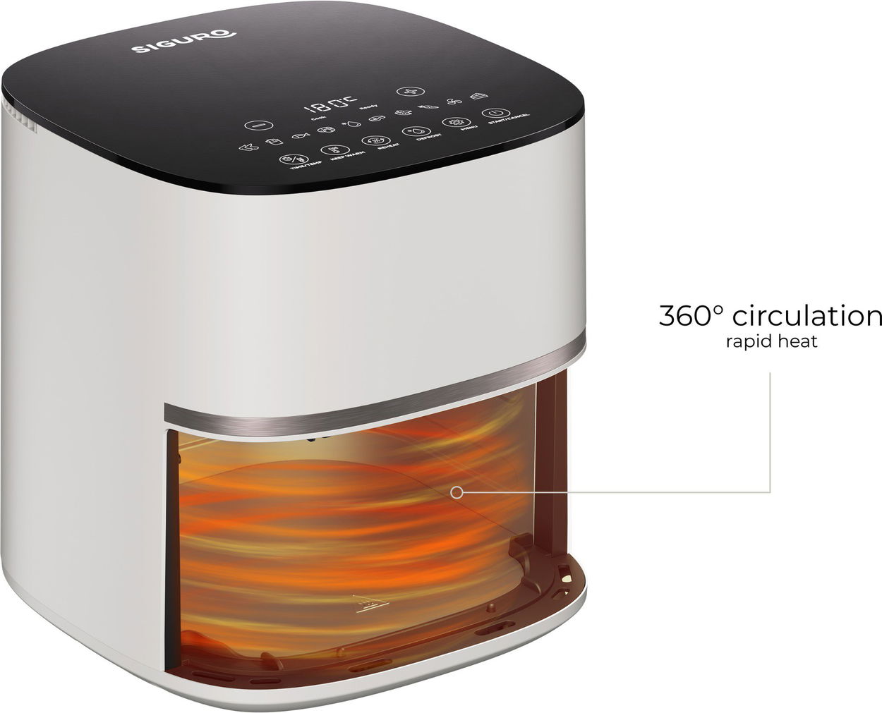 Siguro AF-S600BE Air Fry Crisp Plus
