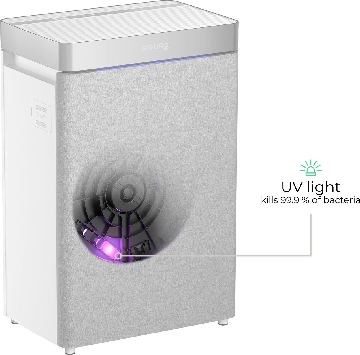 Siguro AP-L100Y Komfort-Schutzschild Wifi