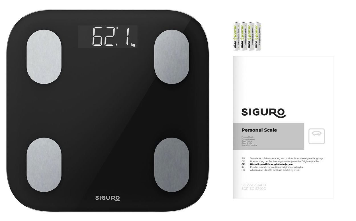 Siguro S240B Smart Vital Coach Personenwaage