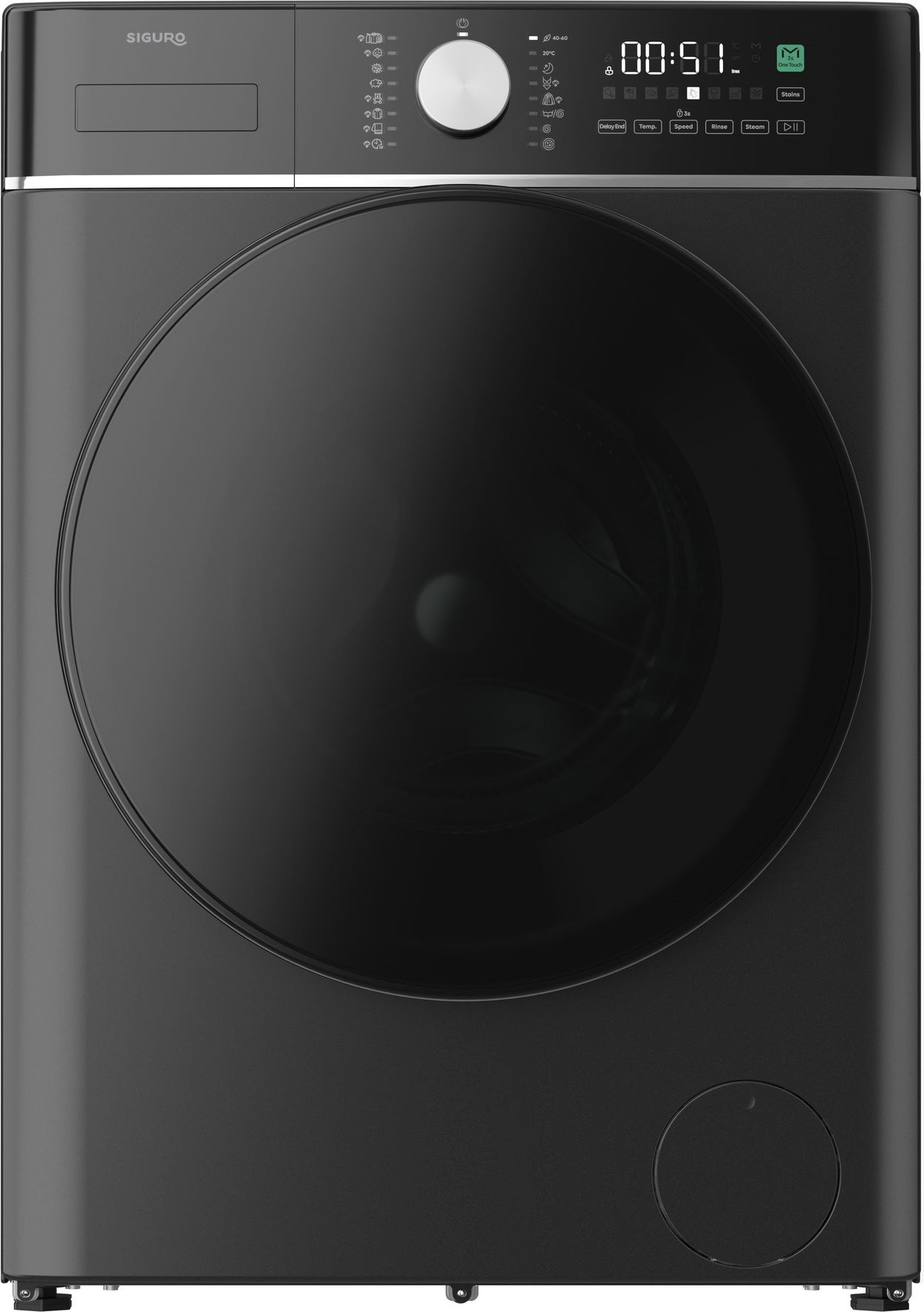 Parní pračka SIGURO SGR-WM-F102DS Steam Pro