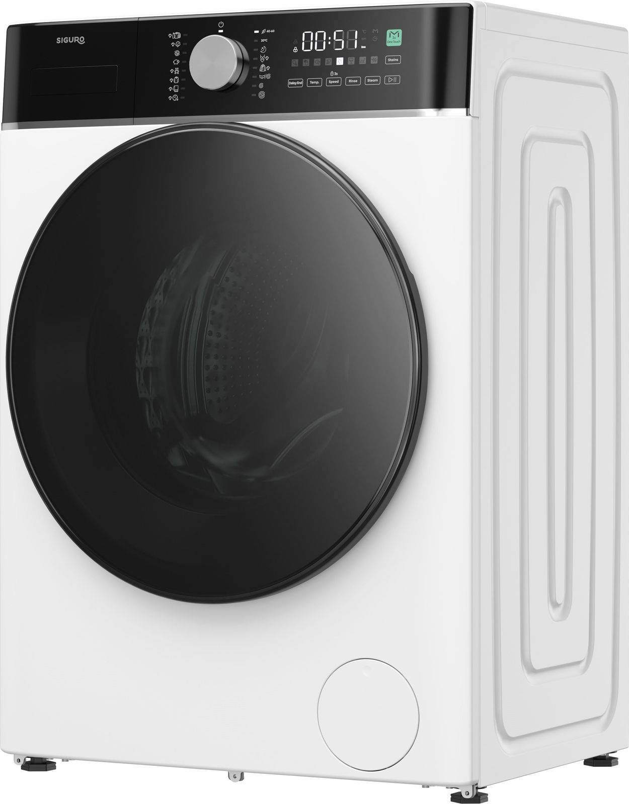 Parní pračka SIGURO SGR-WM-F102W Steam Pro