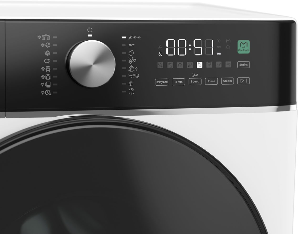 Parní pračka SIGURO SGR-WM-F102W Steam Pro