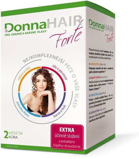 Doplněk stravy DonnaHAIR Forte 60 tobolek