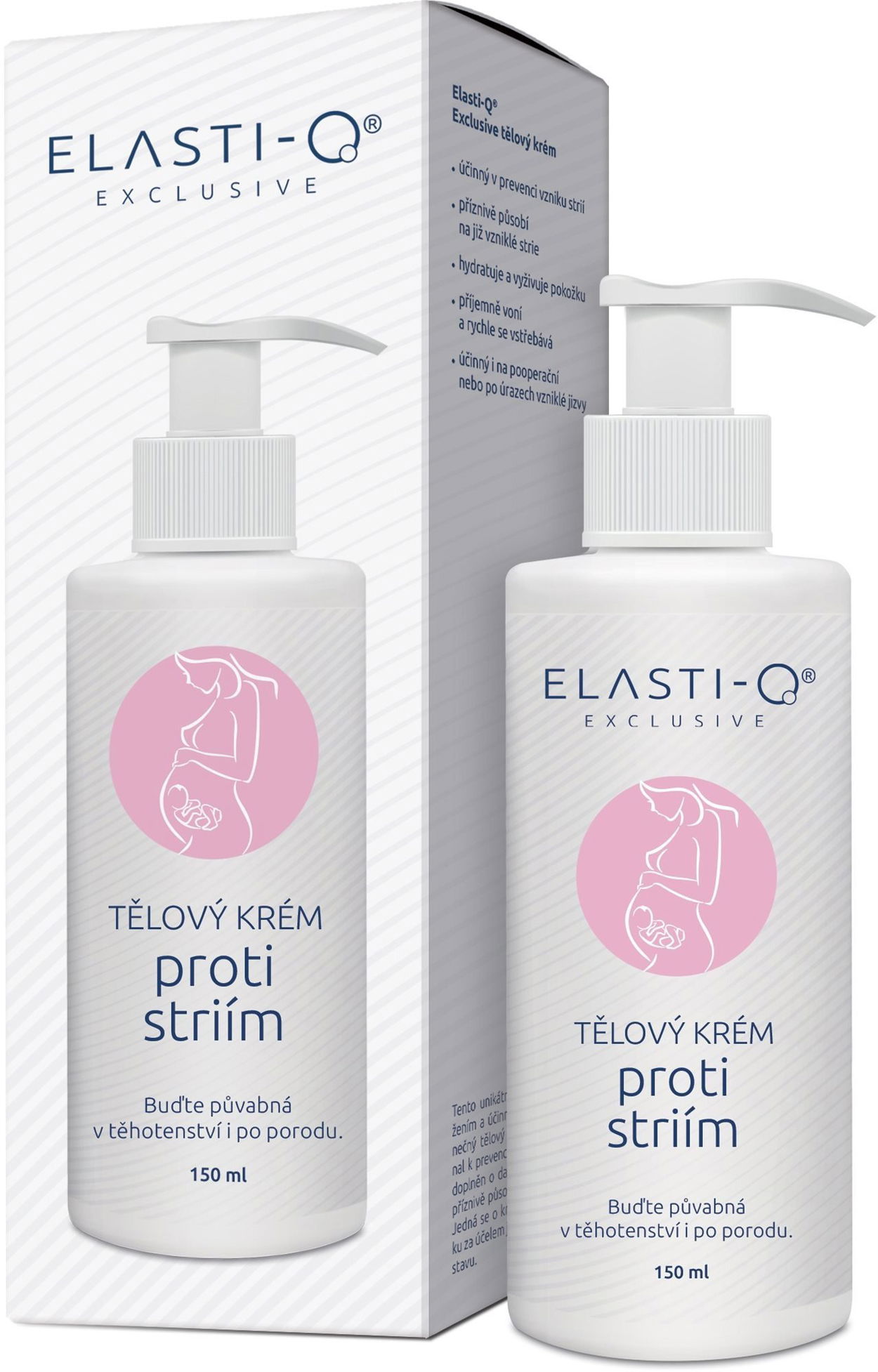 Tělový krém Elasti-Q Original krém k prevenci strií 200 ml