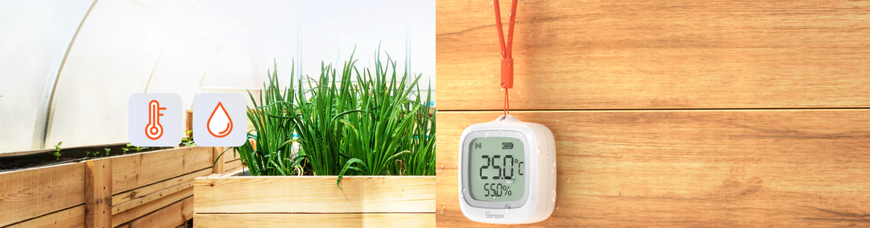 SONOFF IP65 Zigbee LCD Smart Temperature Humidity Sensor SNZB-02WD