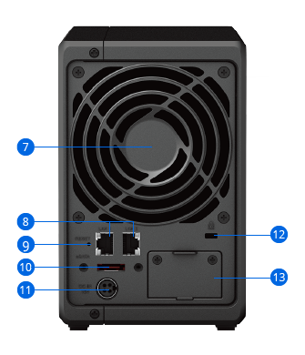 NAS Synology DS723+ 2x HAT3300-4T (8TB)