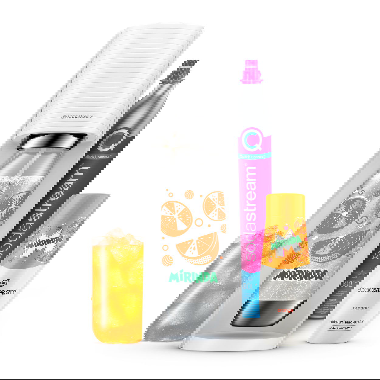 SodaStream TERRA Fehér MIRINDA Mpack