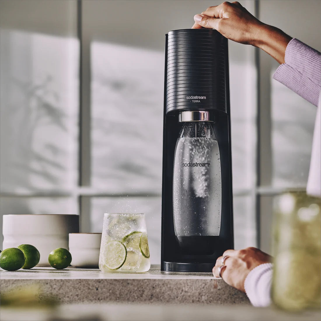 SodaStream TERRA Fekete MIRINDA Mpack