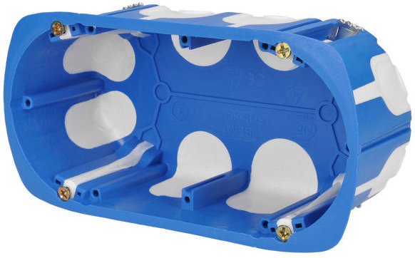 Socket Solight built-in floor socket, IP55, rectangular cap, stainless steel