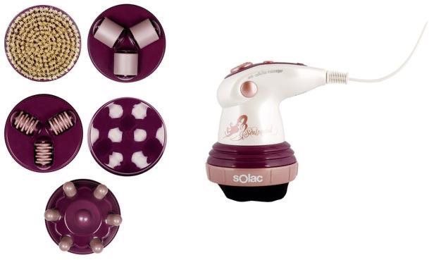 Solac ME7712 Sculptural Brushing Massager