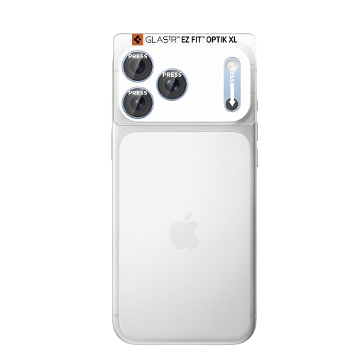 Spigen Glass Tr EZ Fit Optik Pro XL 1 Pack Light Blue iPhone 18 Pro camera lens screen protector