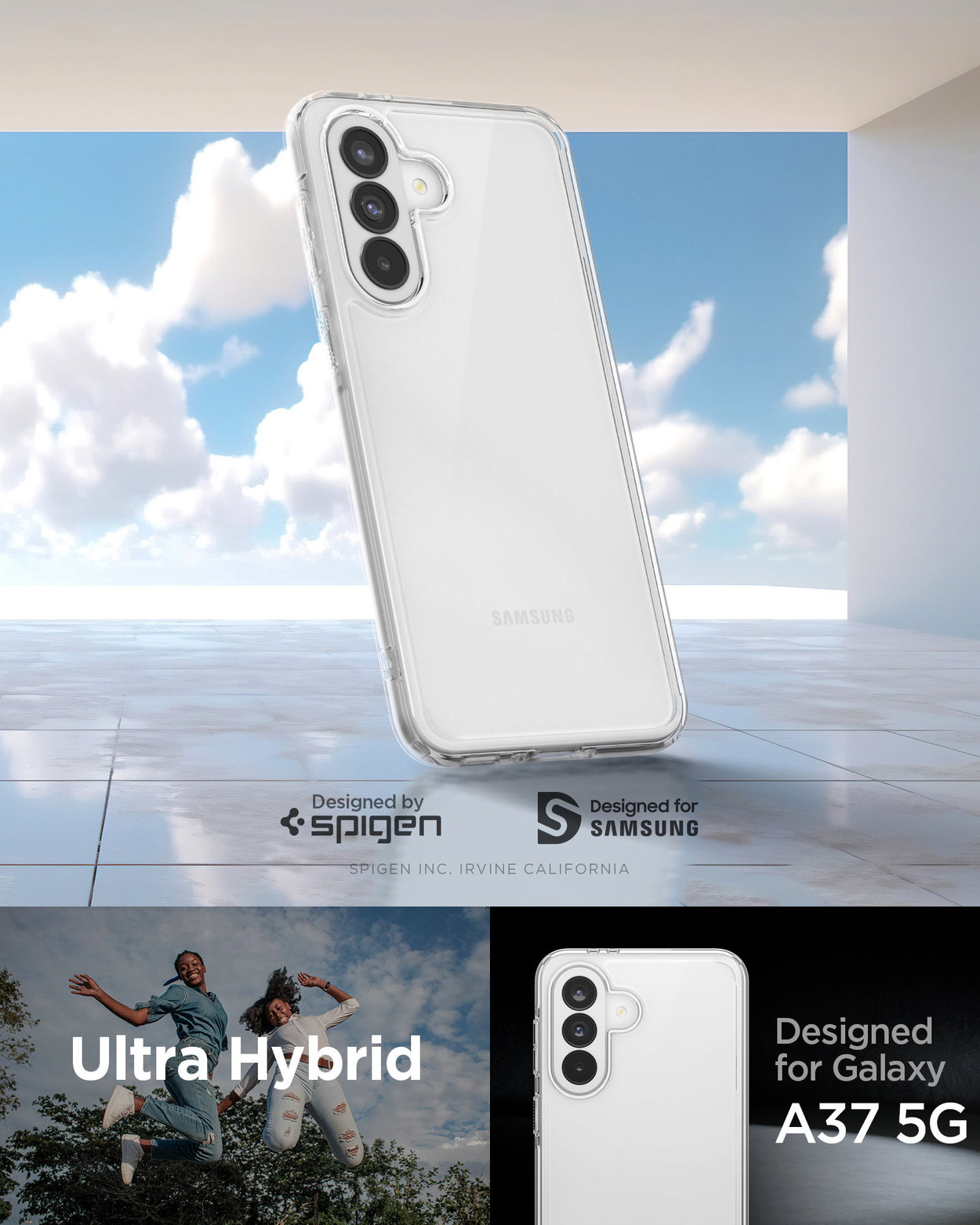Spigen Ultra Hybrid Crystal Clear Samsung Galaxy A37