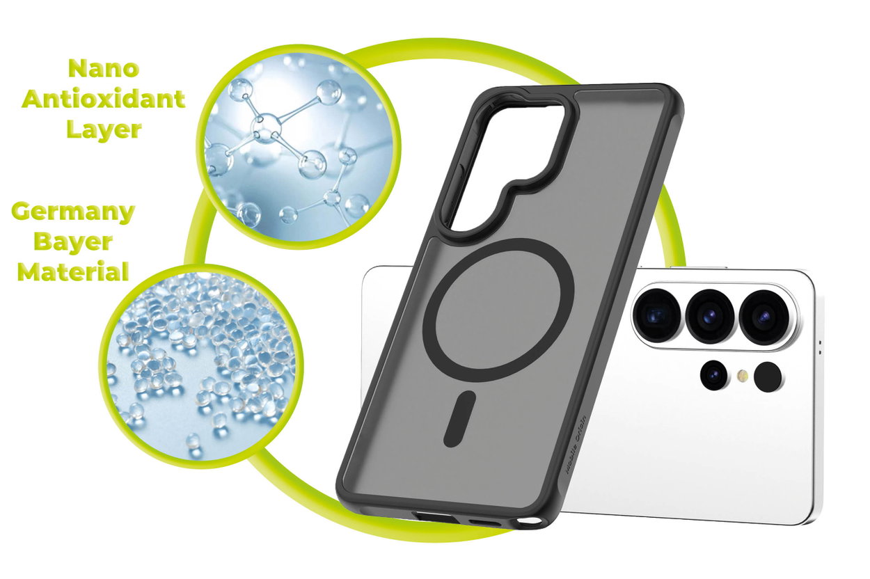 Mobile Origin Easy Case MagSafe Matte Black Samsung Galaxy S26 Ultra