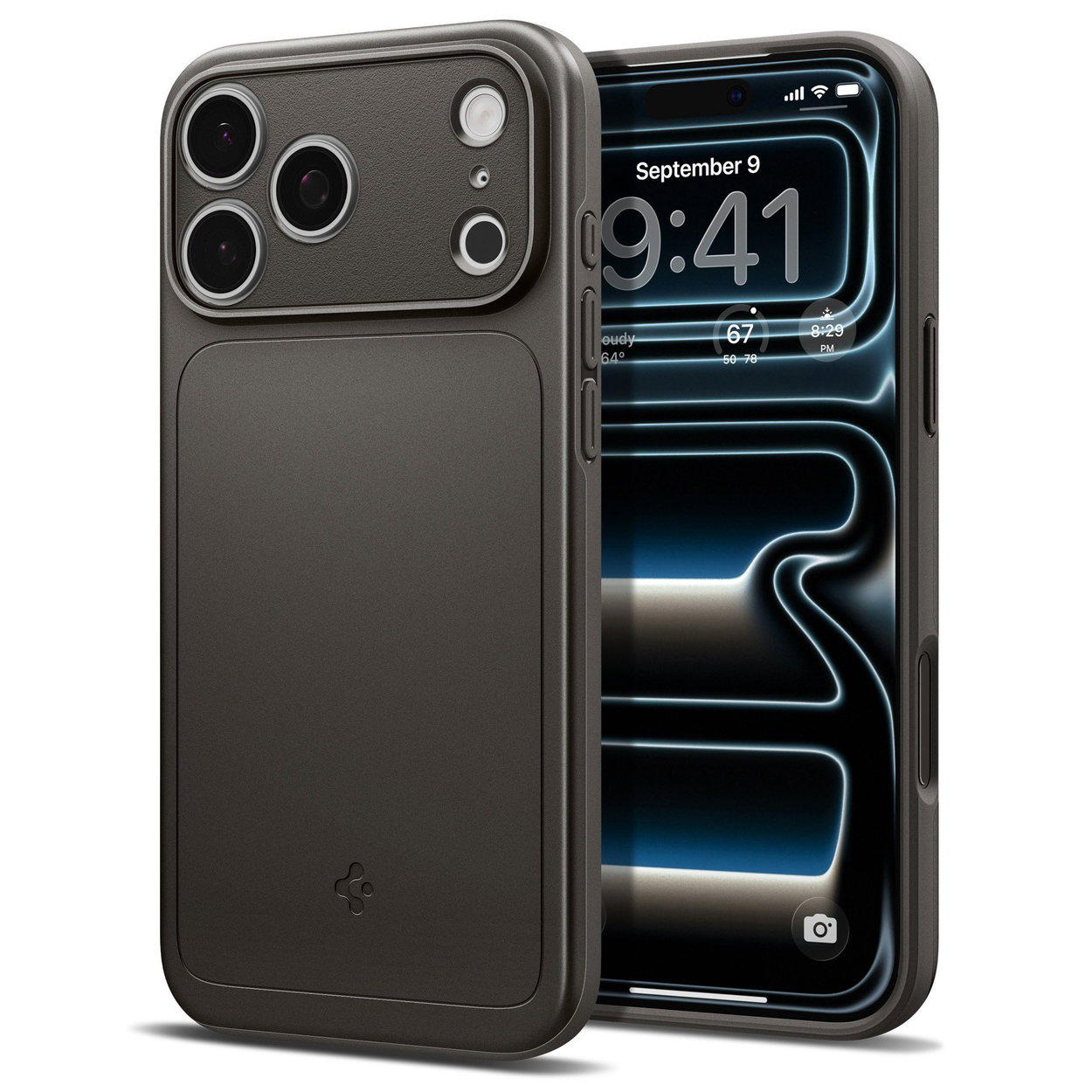 Handyhülle Spigen Thin Fit MagSafe Gunmetal iPhone 18 Pro/17 Pro