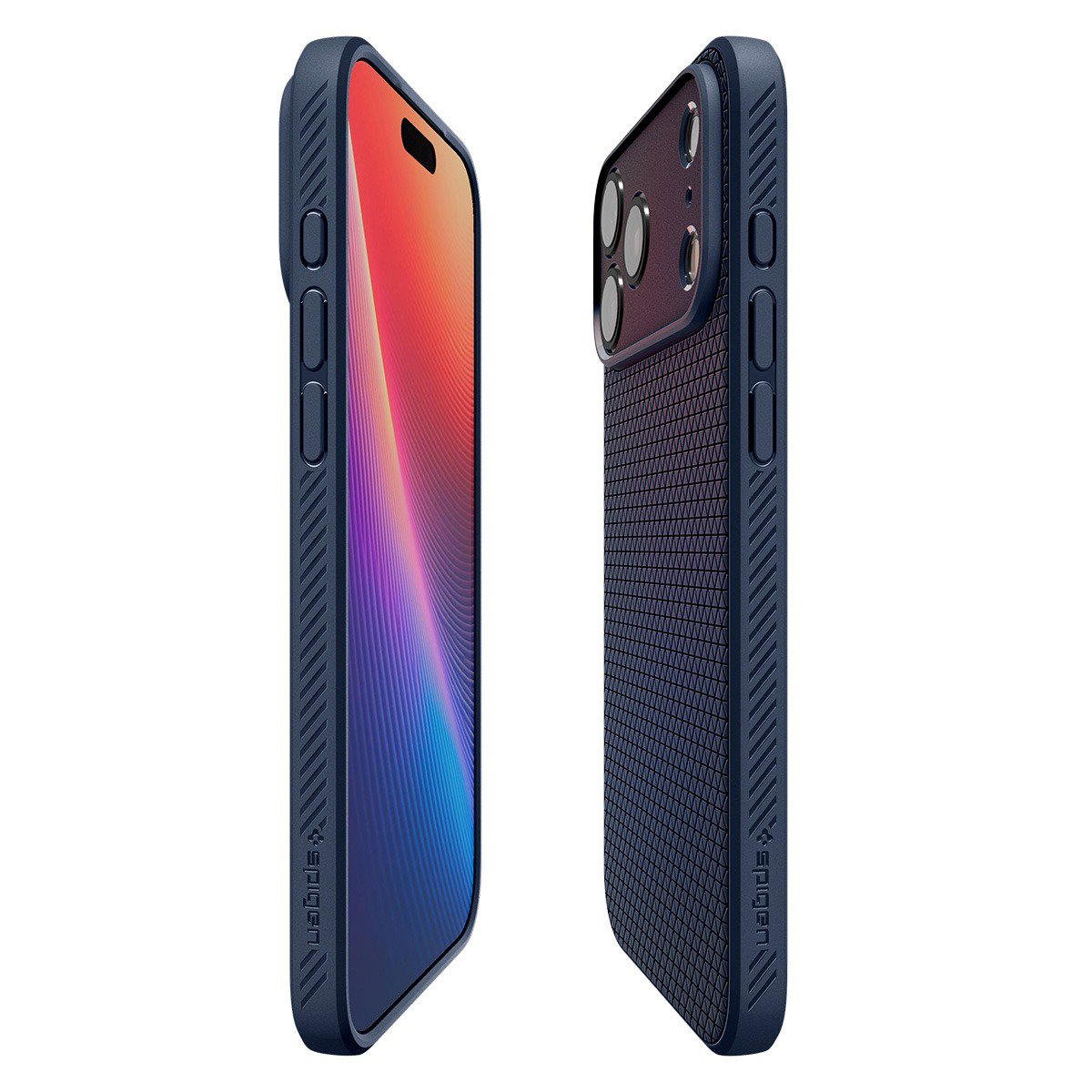 Spigen Liquid Air Navy Blue mobiltelefon tok iPhone 18 Pro Max/17 Pro Max