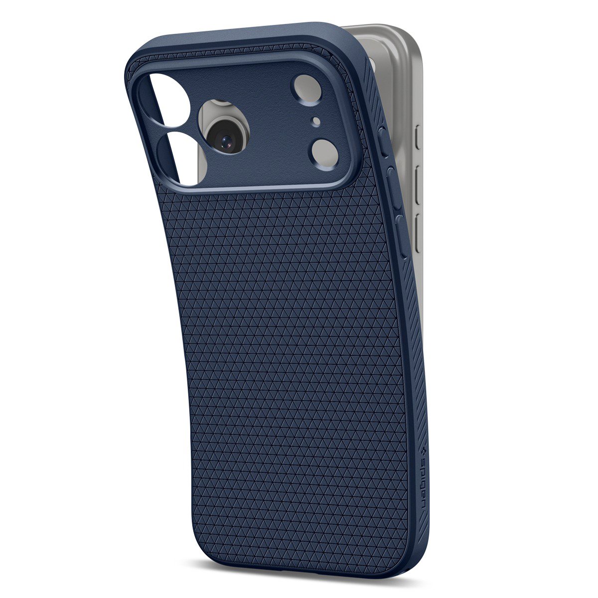 Spigen Liquid Air Navy Blue mobiltelefon tok iPhone 18 Pro Max/17 Pro Max