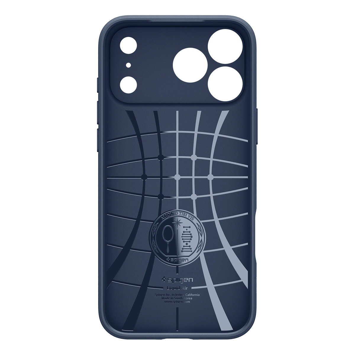 Spigen Liquid Air Navy Blue mobiltelefon tok iPhone 18 Pro Max/17 Pro Max