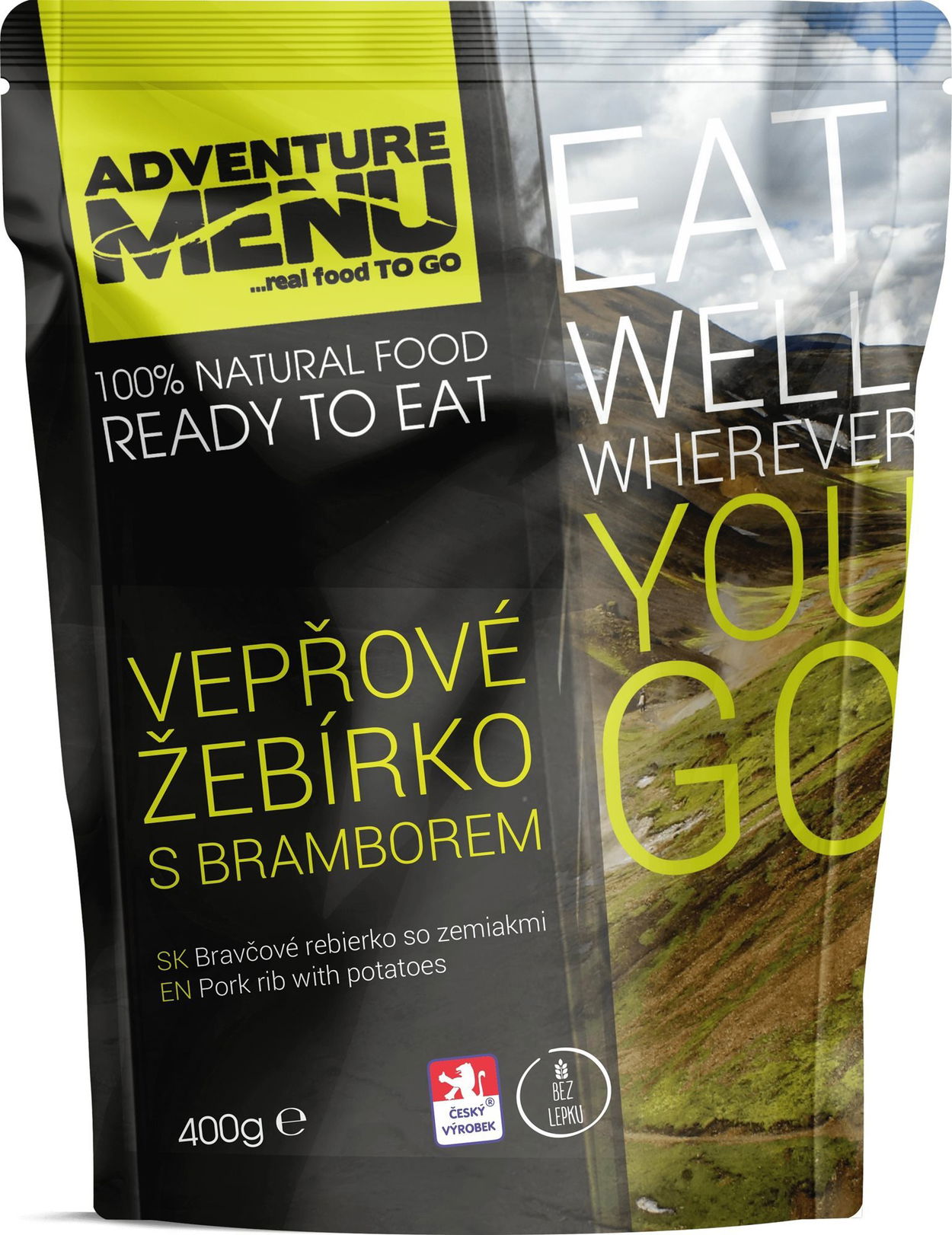 MRE Adventure Menu - Vepřové žebírko s bramborem