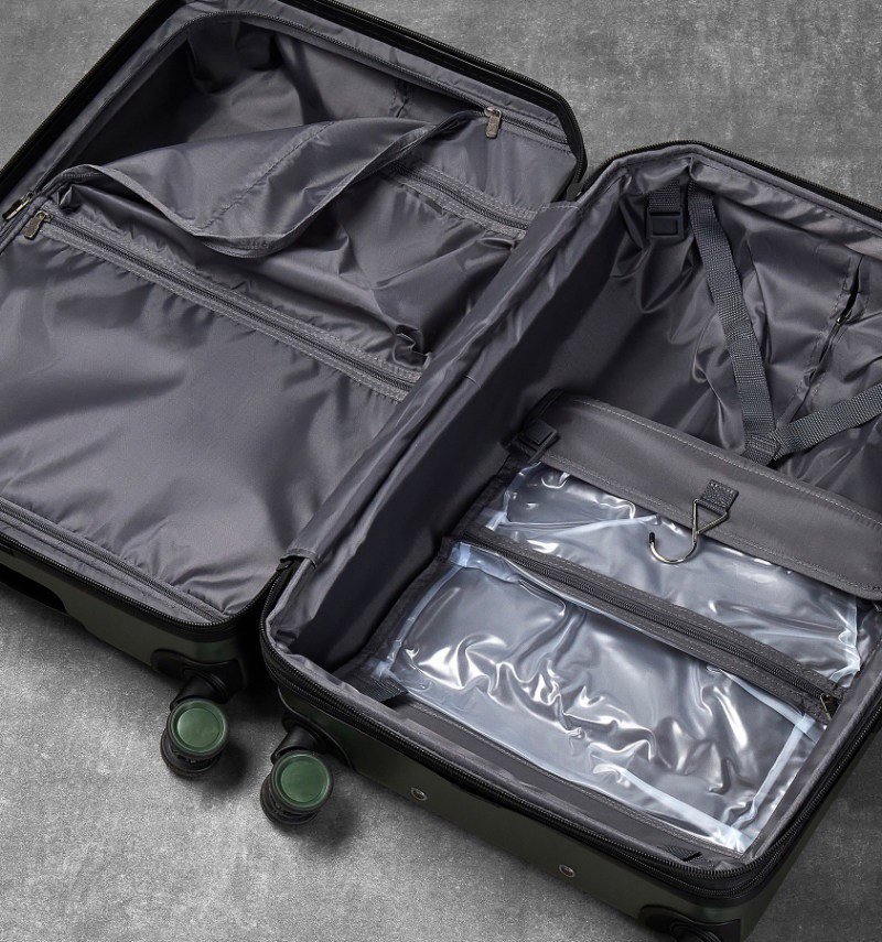 Travel case ROCK Alpine TR-0288/3-L ABS/PC - green