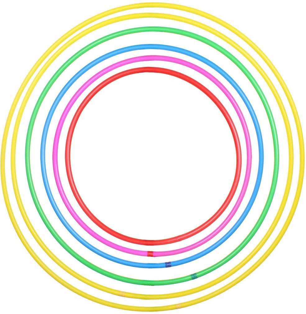 MERCO Multipack 10pcs Neon Gymnastics Hoop 50cm