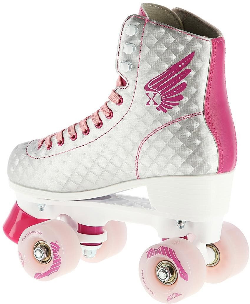 Roller skates NILS EXTREME NQ14198 PINK SIZE 32 QUAD