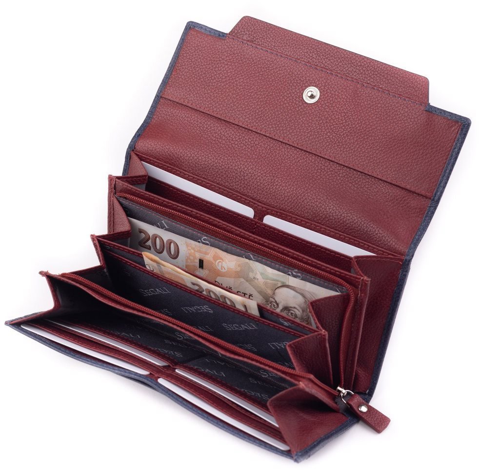 Wallet SEGALI 7411 blue