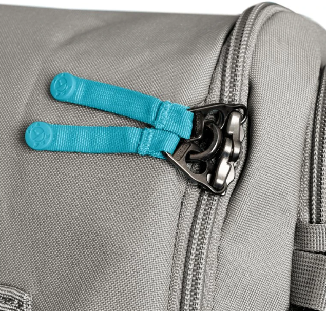 There are many safety features in the PACSAFE GO CARRY ON BACKPACK