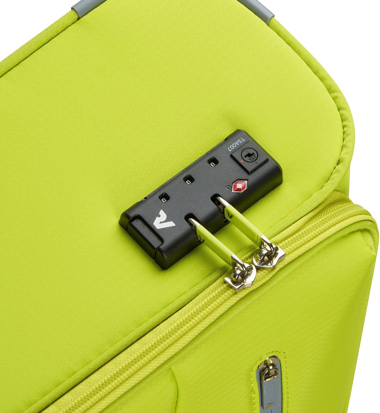 Travel case Roncato LITE SOFT S, lime, 55 × 40 × 20 cm, 2 wheels